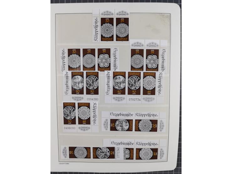 1957/90, in den Hauptnummern augenscheinlich überkomplette postfrische Sammlung, dabei Randstücke, einige Kleinbogen und Beso