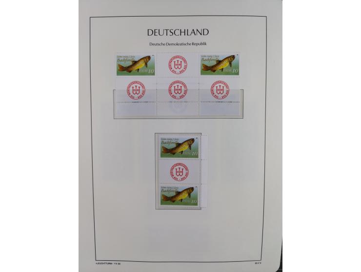 1957/90, in den Hauptnummern augenscheinlich überkomplette postfrische Sammlung, dabei Randstücke, einige Kleinbogen und Beso