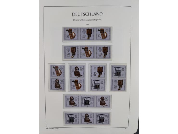 1957/90, in den Hauptnummern augenscheinlich überkomplette postfrische Sammlung, dabei Randstücke, einige Kleinbogen und Beso