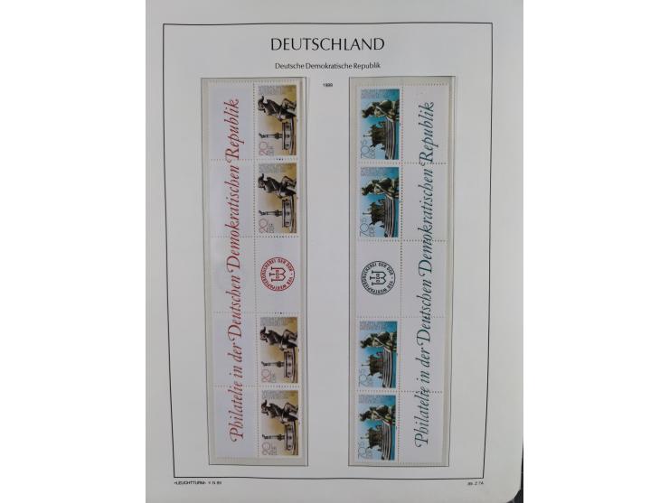 1957/90, in den Hauptnummern augenscheinlich überkomplette postfrische Sammlung, dabei Randstücke, einige Kleinbogen und Beso