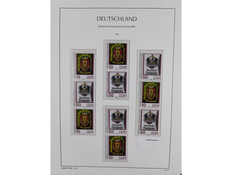 1957/90, in den Hauptnummern augenscheinlich überkomplette postfrische Sammlung, dabei Randstücke, einige Kleinbogen und Beso