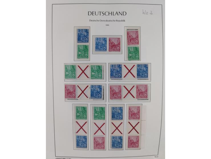 1957/90, in den Hauptnummern augenscheinlich überkomplette postfrische Sammlung, dabei Randstücke, einige Kleinbogen und Beso