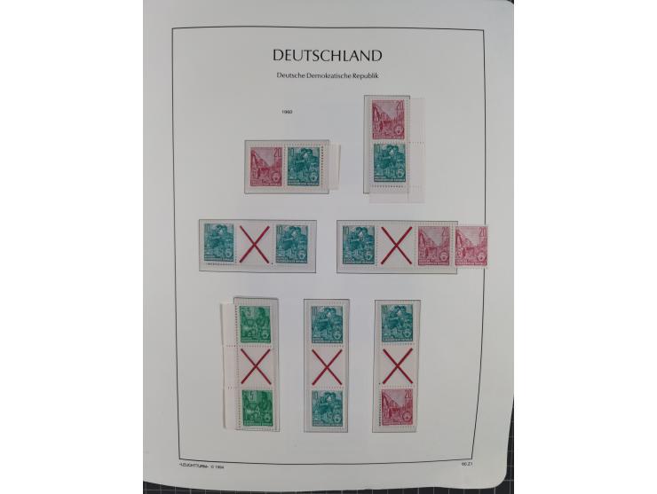 1957/90, in den Hauptnummern augenscheinlich überkomplette postfrische Sammlung, dabei Randstücke, einige Kleinbogen und Beso