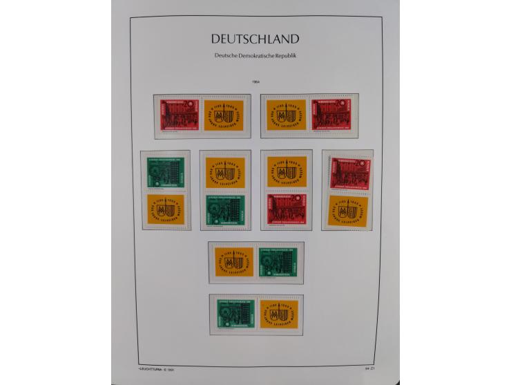 1957/90, in den Hauptnummern augenscheinlich überkomplette postfrische Sammlung, dabei Randstücke, einige Kleinbogen und Beso