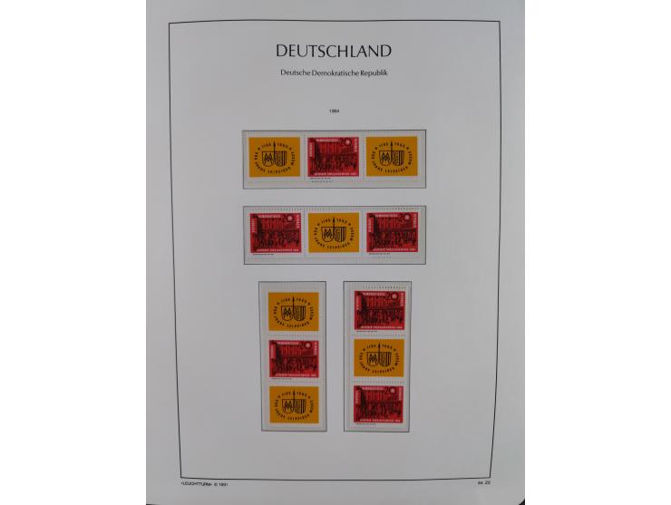 1957/90, in den Hauptnummern augenscheinlich überkomplette postfrische Sammlung, dabei Randstücke, einige Kleinbogen und Beso