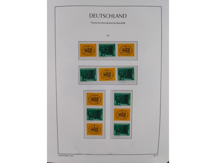 1957/90, in den Hauptnummern augenscheinlich überkomplette postfrische Sammlung, dabei Randstücke, einige Kleinbogen und Beso