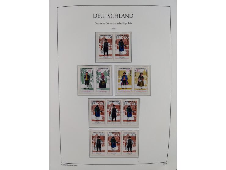 1957/90, in den Hauptnummern augenscheinlich überkomplette postfrische Sammlung, dabei Randstücke, einige Kleinbogen und Beso