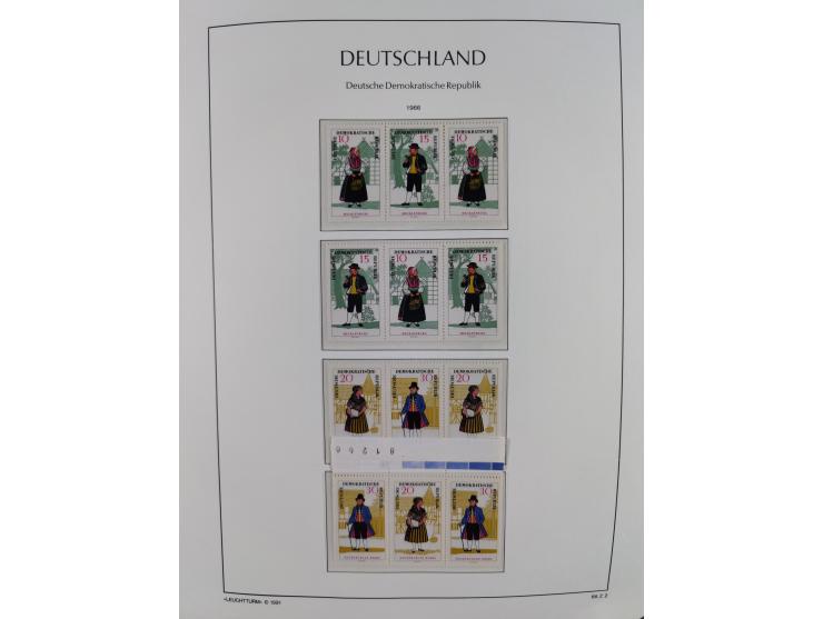 1957/90, in den Hauptnummern augenscheinlich überkomplette postfrische Sammlung, dabei Randstücke, einige Kleinbogen und Beso