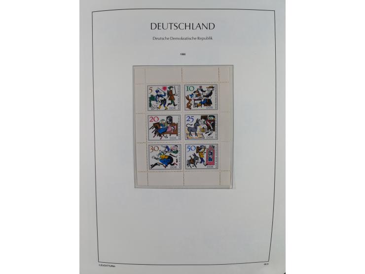 1957/90, in den Hauptnummern augenscheinlich überkomplette postfrische Sammlung, dabei Randstücke, einige Kleinbogen und Beso