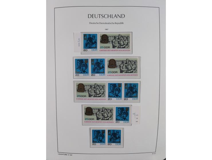 1957/90, in den Hauptnummern augenscheinlich überkomplette postfrische Sammlung, dabei Randstücke, einige Kleinbogen und Beso