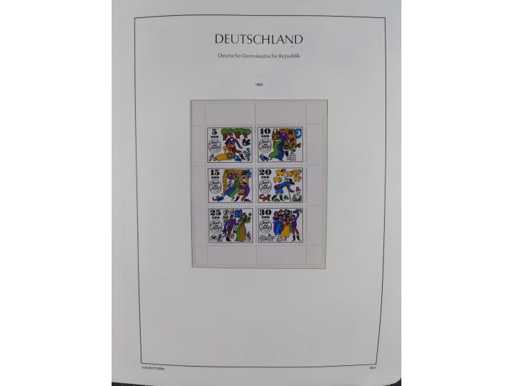 1957/90, in den Hauptnummern augenscheinlich überkomplette postfrische Sammlung, dabei Randstücke, einige Kleinbogen und Beso