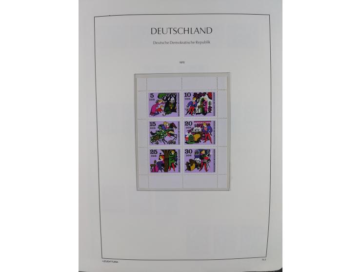 1957/90, in den Hauptnummern augenscheinlich überkomplette postfrische Sammlung, dabei Randstücke, einige Kleinbogen und Beso