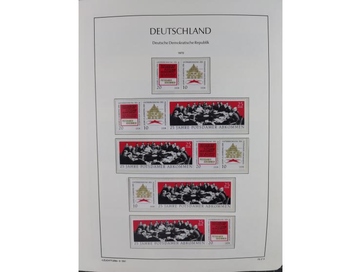 1957/90, in den Hauptnummern augenscheinlich überkomplette postfrische Sammlung, dabei Randstücke, einige Kleinbogen und Beso