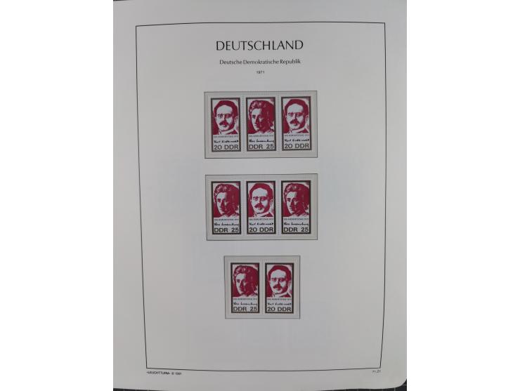 1957/90, in den Hauptnummern augenscheinlich überkomplette postfrische Sammlung, dabei Randstücke, einige Kleinbogen und Beso