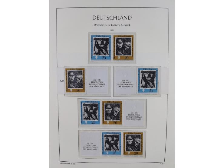 1957/90, in den Hauptnummern augenscheinlich überkomplette postfrische Sammlung, dabei Randstücke, einige Kleinbogen und Beso