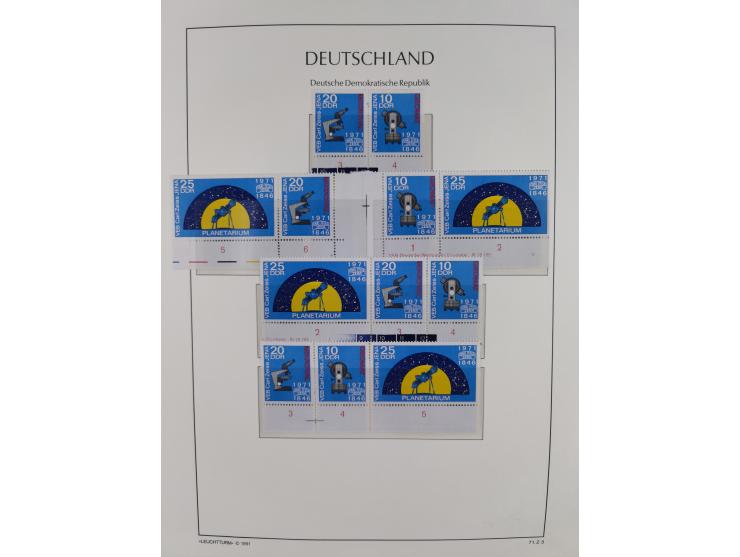 1957/90, in den Hauptnummern augenscheinlich überkomplette postfrische Sammlung, dabei Randstücke, einige Kleinbogen und Beso