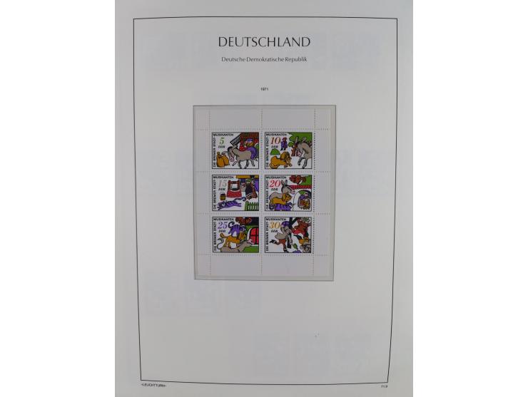 1957/90, in den Hauptnummern augenscheinlich überkomplette postfrische Sammlung, dabei Randstücke, einige Kleinbogen und Beso