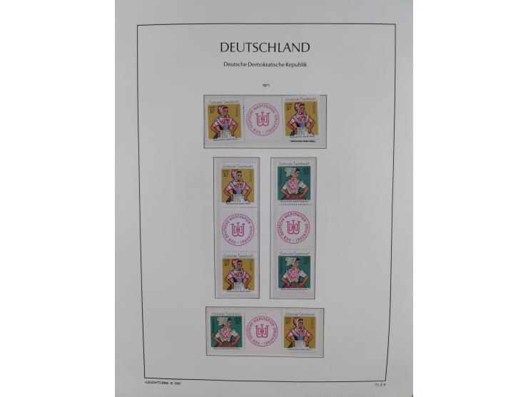 1957/90, in den Hauptnummern augenscheinlich überkomplette postfrische Sammlung, dabei Randstücke, einige Kleinbogen und Beso