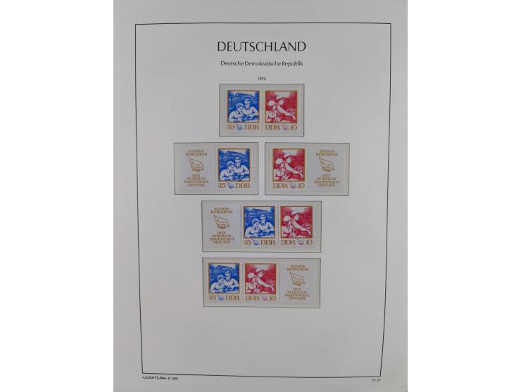 1957/90, in den Hauptnummern augenscheinlich überkomplette postfrische Sammlung, dabei Randstücke, einige Kleinbogen und Beso