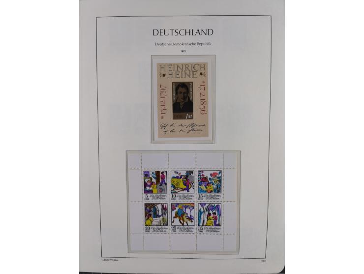 1957/90, in den Hauptnummern augenscheinlich überkomplette postfrische Sammlung, dabei Randstücke, einige Kleinbogen und Beso