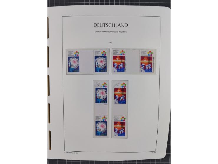 1957/90, in den Hauptnummern augenscheinlich überkomplette postfrische Sammlung, dabei Randstücke, einige Kleinbogen und Beso