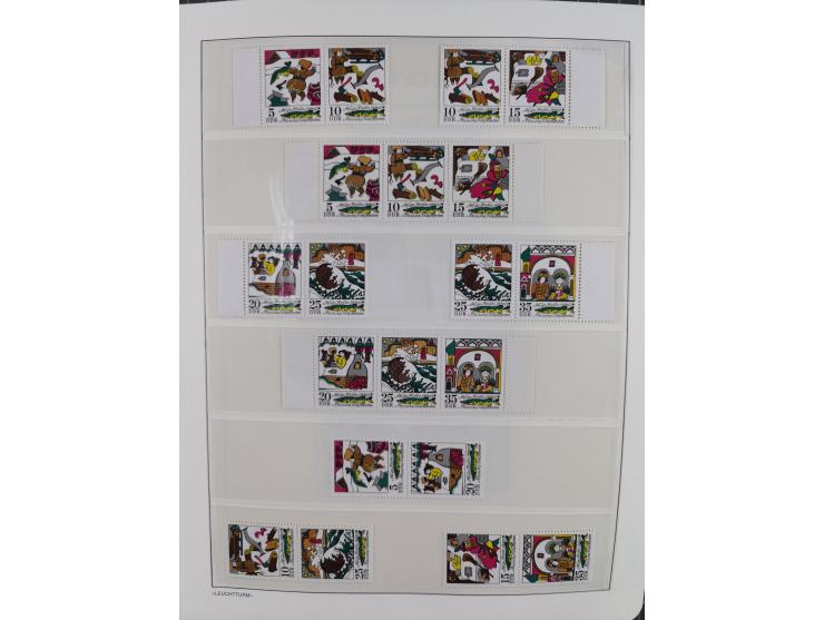 1957/90, in den Hauptnummern augenscheinlich überkomplette postfrische Sammlung, dabei Randstücke, einige Kleinbogen und Beso