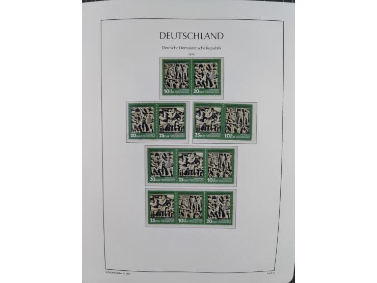 1957/90, in den Hauptnummern augenscheinlich überkomplette postfrische Sammlung, dabei Randstücke, einige Kleinbogen und Beso