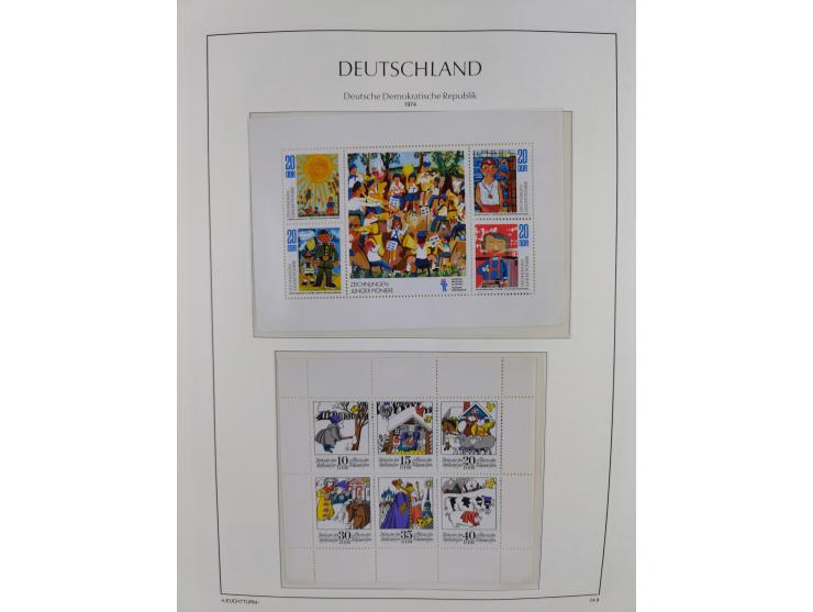 1957/90, in den Hauptnummern augenscheinlich überkomplette postfrische Sammlung, dabei Randstücke, einige Kleinbogen und Beso