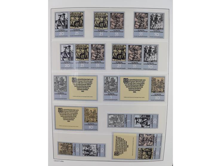 1957/90, in den Hauptnummern augenscheinlich überkomplette postfrische Sammlung, dabei Randstücke, einige Kleinbogen und Beso