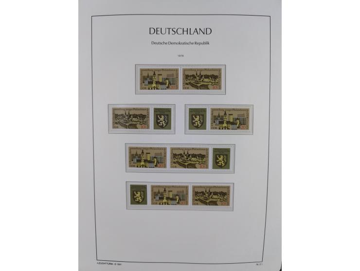 1957/90, in den Hauptnummern augenscheinlich überkomplette postfrische Sammlung, dabei Randstücke, einige Kleinbogen und Beso