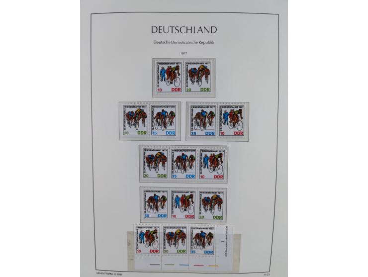 1957/90, in den Hauptnummern augenscheinlich überkomplette postfrische Sammlung, dabei Randstücke, einige Kleinbogen und Beso