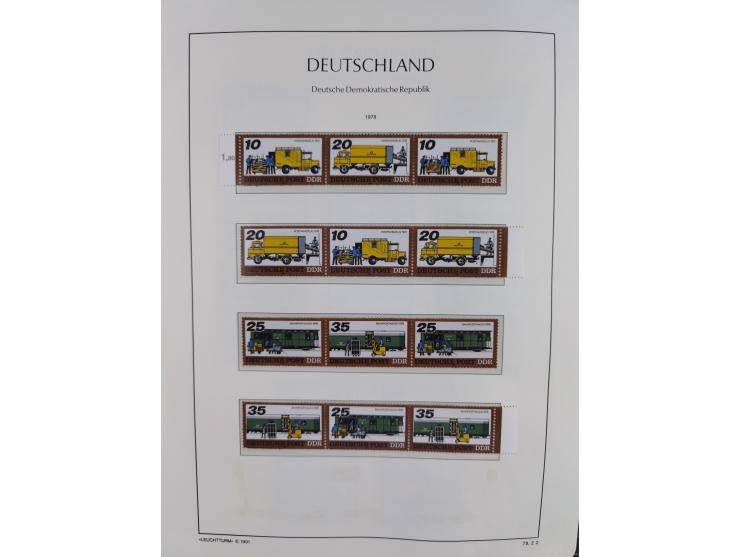 1957/90, in den Hauptnummern augenscheinlich überkomplette postfrische Sammlung, dabei Randstücke, einige Kleinbogen und Beso