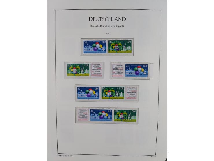 1957/90, in den Hauptnummern augenscheinlich überkomplette postfrische Sammlung, dabei Randstücke, einige Kleinbogen und Beso