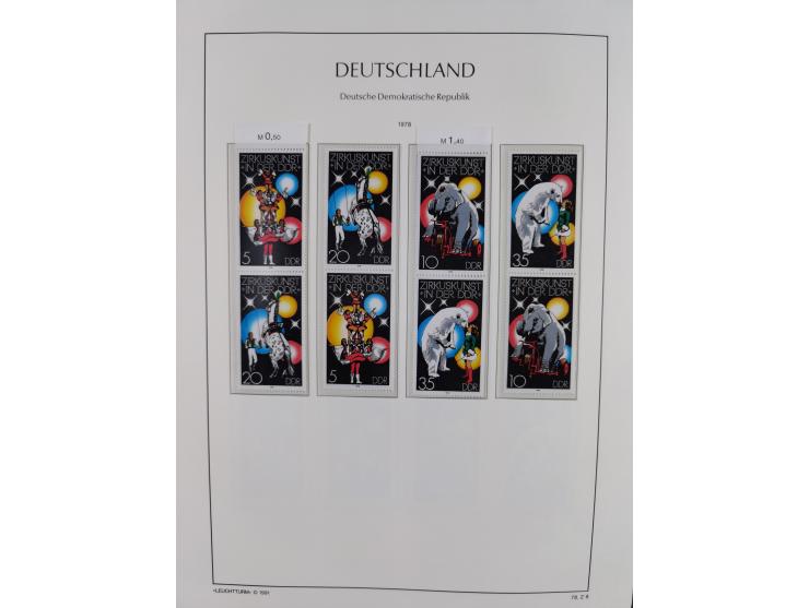 1957/90, in den Hauptnummern augenscheinlich überkomplette postfrische Sammlung, dabei Randstücke, einige Kleinbogen und Beso