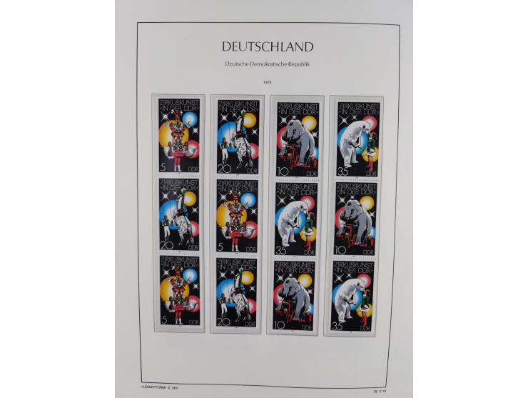 1957/90, in den Hauptnummern augenscheinlich überkomplette postfrische Sammlung, dabei Randstücke, einige Kleinbogen und Beso