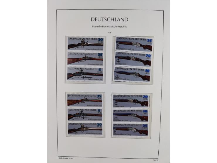 1957/90, in den Hauptnummern augenscheinlich überkomplette postfrische Sammlung, dabei Randstücke, einige Kleinbogen und Beso