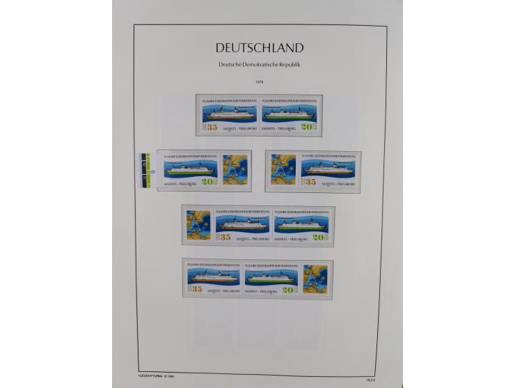 1957/90, in den Hauptnummern augenscheinlich überkomplette postfrische Sammlung, dabei Randstücke, einige Kleinbogen und Beso