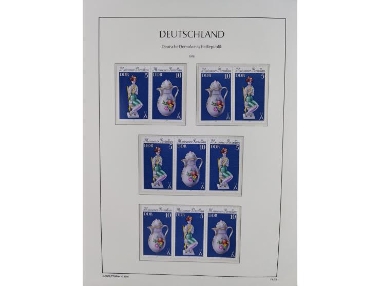 1957/90, in den Hauptnummern augenscheinlich überkomplette postfrische Sammlung, dabei Randstücke, einige Kleinbogen und Beso