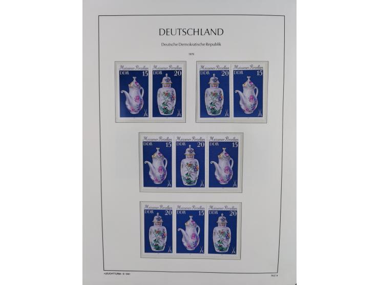 1957/90, in den Hauptnummern augenscheinlich überkomplette postfrische Sammlung, dabei Randstücke, einige Kleinbogen und Beso