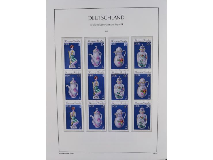 1957/90, in den Hauptnummern augenscheinlich überkomplette postfrische Sammlung, dabei Randstücke, einige Kleinbogen und Beso