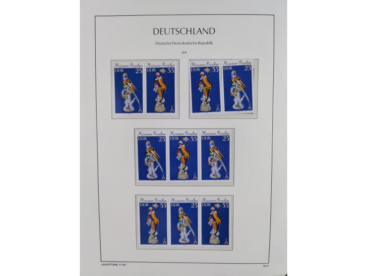 1957/90, in den Hauptnummern augenscheinlich überkomplette postfrische Sammlung, dabei Randstücke, einige Kleinbogen und Beso