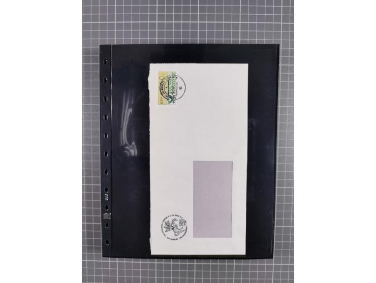 1912/78, interessante Partie mit über 40 Briefen und Karten ab Rhein-Main, dabei Deutsches Reich Mi.-Nr. I auf Bildpostkarte 