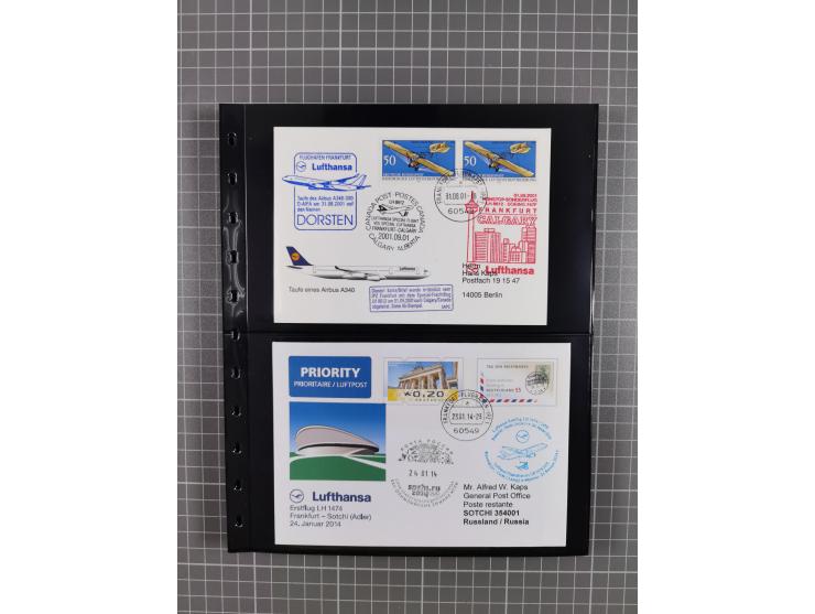 1912/78, interessante Partie mit über 40 Briefen und Karten ab Rhein-Main, dabei Deutsches Reich Mi.-Nr. I auf Bildpostkarte 