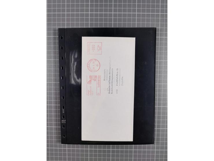 1912/78, interessante Partie mit über 40 Briefen und Karten ab Rhein-Main, dabei Deutsches Reich Mi.-Nr. I auf Bildpostkarte 