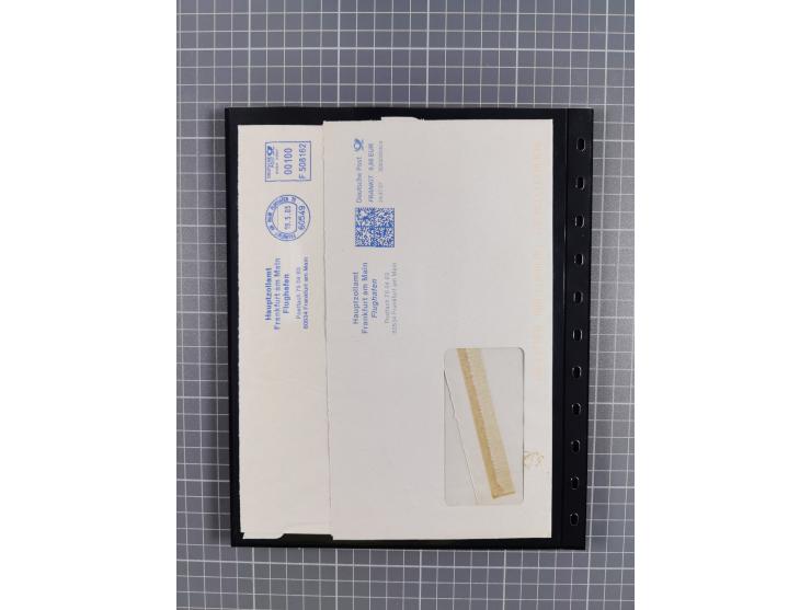 1912/78, interessante Partie mit über 40 Briefen und Karten ab Rhein-Main, dabei Deutsches Reich Mi.-Nr. I auf Bildpostkarte 