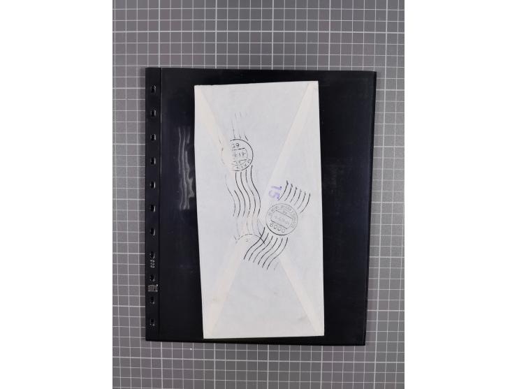 1912/78, interessante Partie mit über 40 Briefen und Karten ab Rhein-Main, dabei Deutsches Reich Mi.-Nr. I auf Bildpostkarte 