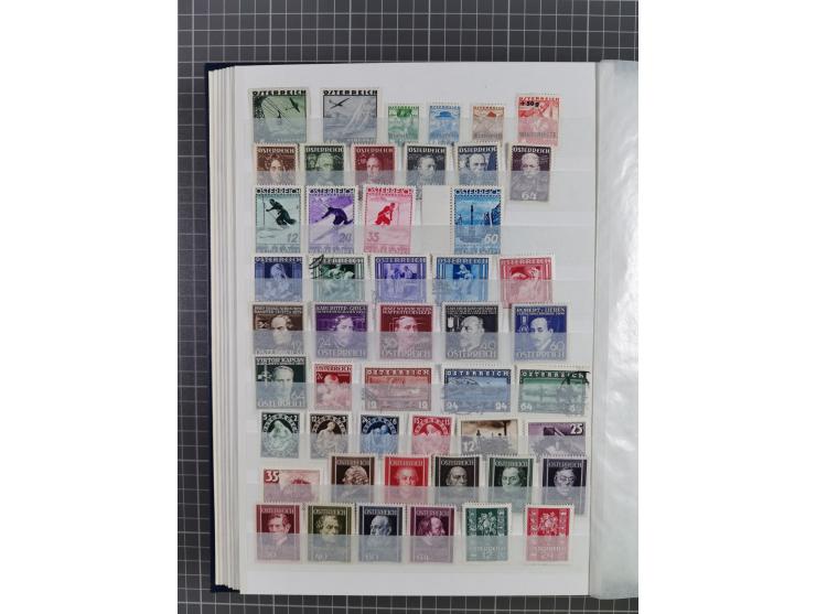 1850/86, am Anfang meist gestempelte Sammlung ab Mi.-Nr. 1 mit u.a. Mi.-Nr. 161-177 gestempelt (10 Kr. signiert Pfenninger), 