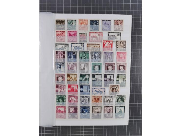 1850/86, am Anfang meist gestempelte Sammlung ab Mi.-Nr. 1 mit u.a. Mi.-Nr. 161-177 gestempelt (10 Kr. signiert Pfenninger), 