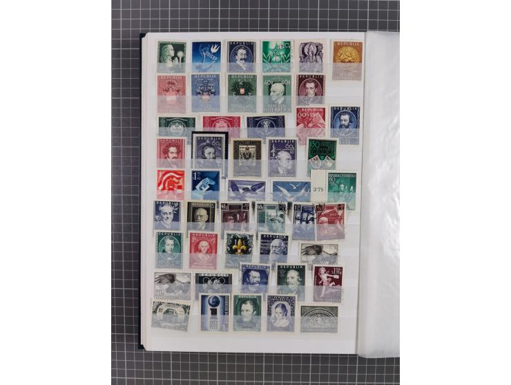 1850/86, am Anfang meist gestempelte Sammlung ab Mi.-Nr. 1 mit u.a. Mi.-Nr. 161-177 gestempelt (10 Kr. signiert Pfenninger), 