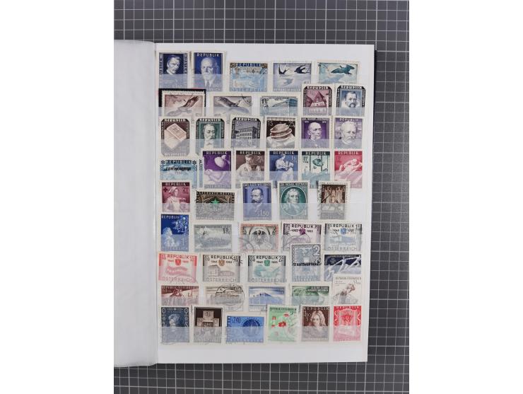 1850/86, am Anfang meist gestempelte Sammlung ab Mi.-Nr. 1 mit u.a. Mi.-Nr. 161-177 gestempelt (10 Kr. signiert Pfenninger), 